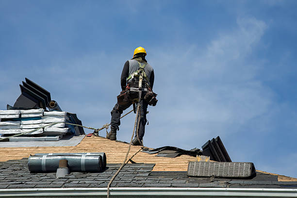 Professional Roofing technician working in Kelford, NC